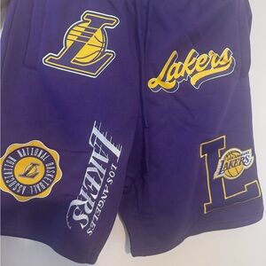 Los Angeles Lakers Men's Athletic Shorts - Purple/Gold